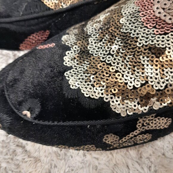 Aldo statement sequin velvet with embroidery loafers - Picture 6 of 10